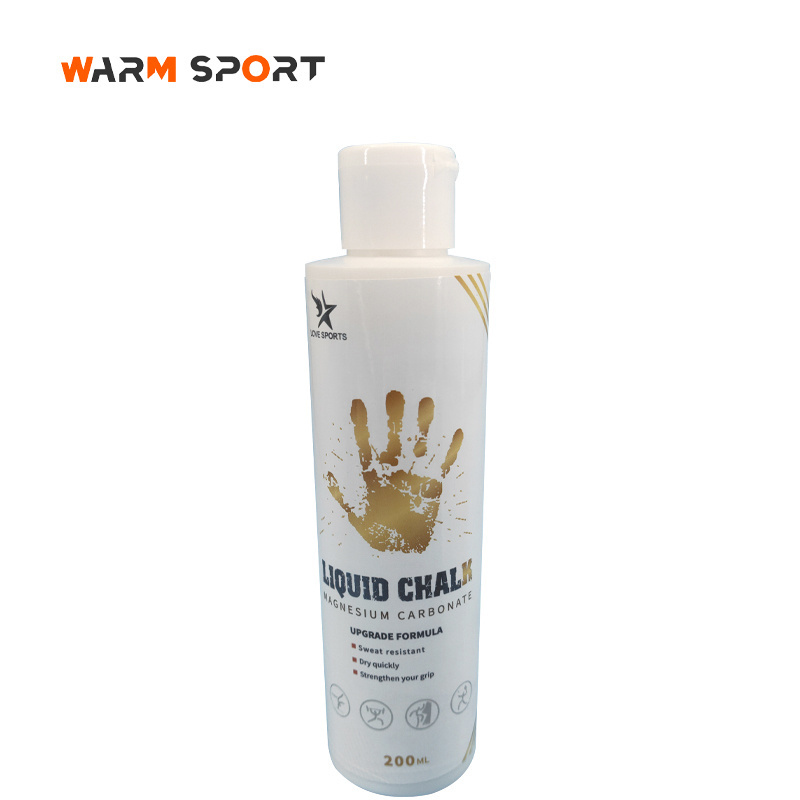 Wholesale Custom Color 50ML 100ML 200ML Climbing Gymnastics Dry Hands Magnesium Gym Chalk Liquid