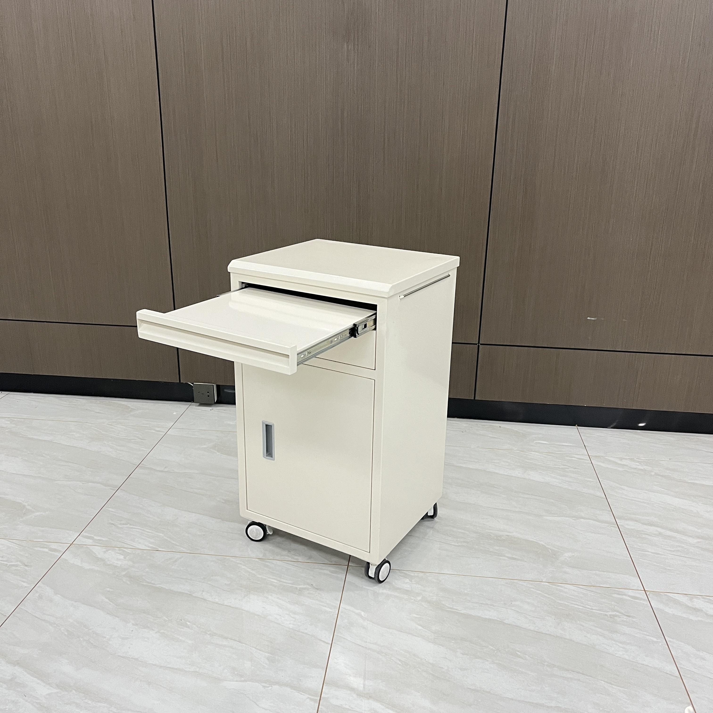 Premium Quality Cold-Rolled Stainless Steel Bedside Cabinet Hospital Patient Room & Ward