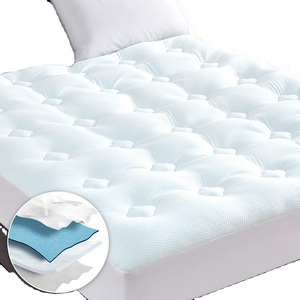 Full Mattress Pad Memory Foam, Cooling Mattress Topper Full Size Bed with Deep Pocket, Breathable Air Mattress bed Cover