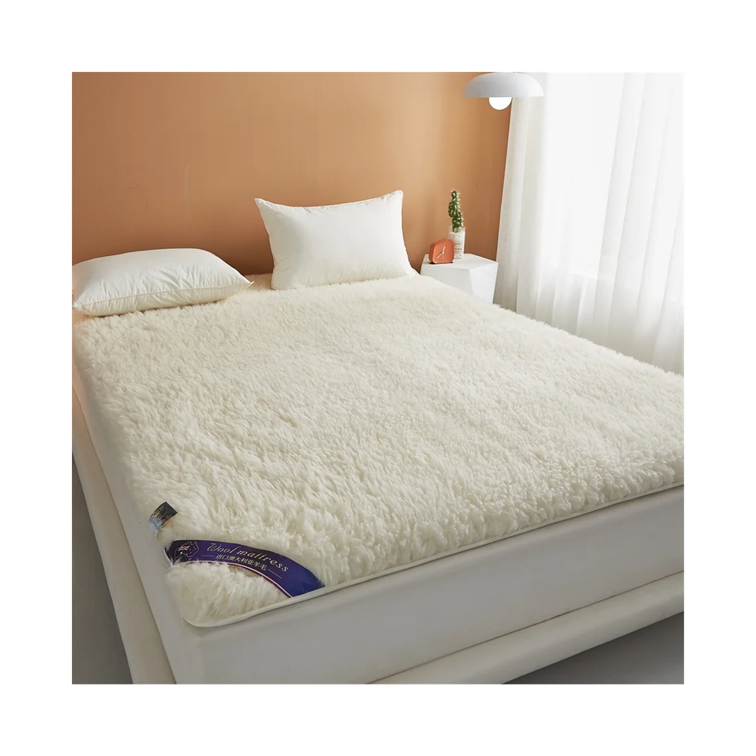 Wool mattress soft cushion home bedroom tatami mat mattress pad winter thickening warm pad