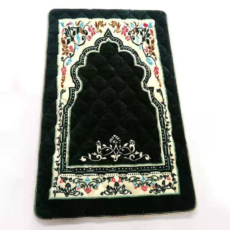 Prayer Mat Household Modern Jacquard Polyester Area Muslim Prayer Mat