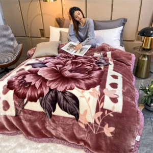 Warm And Soft Luxury Knitted Raschel Blanket,Blankets For Winter 8 Kg Double Bed 2 Ply,Korean Mink Throw Blanket For Winter