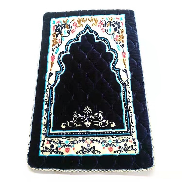 Prayer Mat Household Modern Jacquard Polyester Area Muslim Prayer Mat