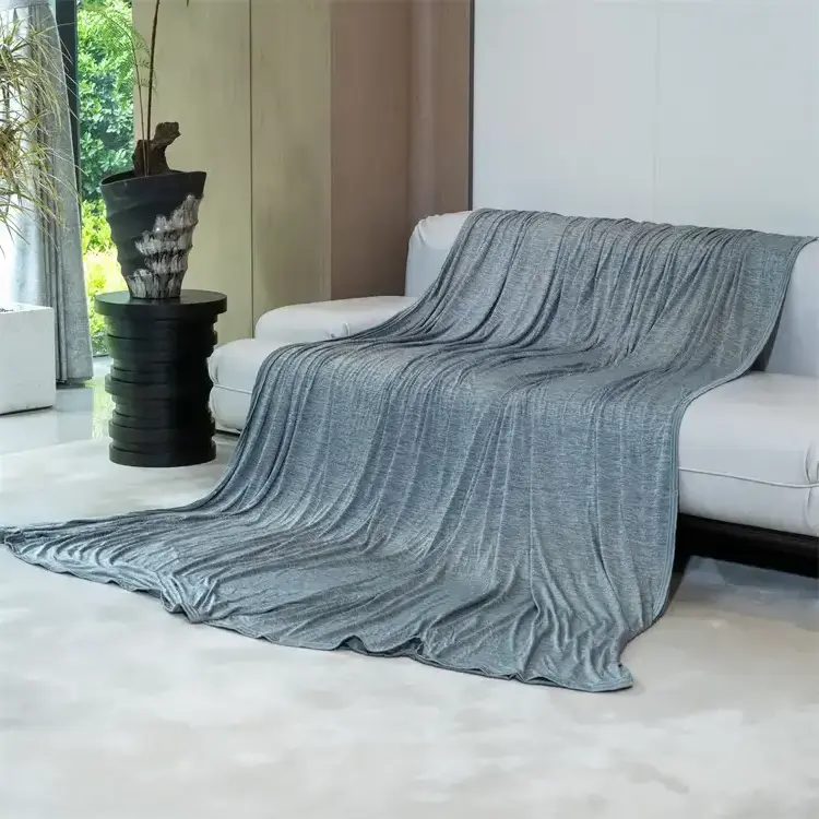 Breathable Soft Ice Blanket Machine Washable Arc Chill Cooling Blanket for Hot Sleepers