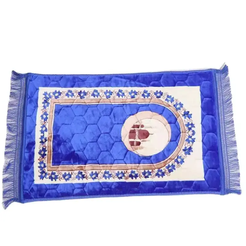 China supplier luxury muslim Jewish comfortable raschel quilted prayer mat