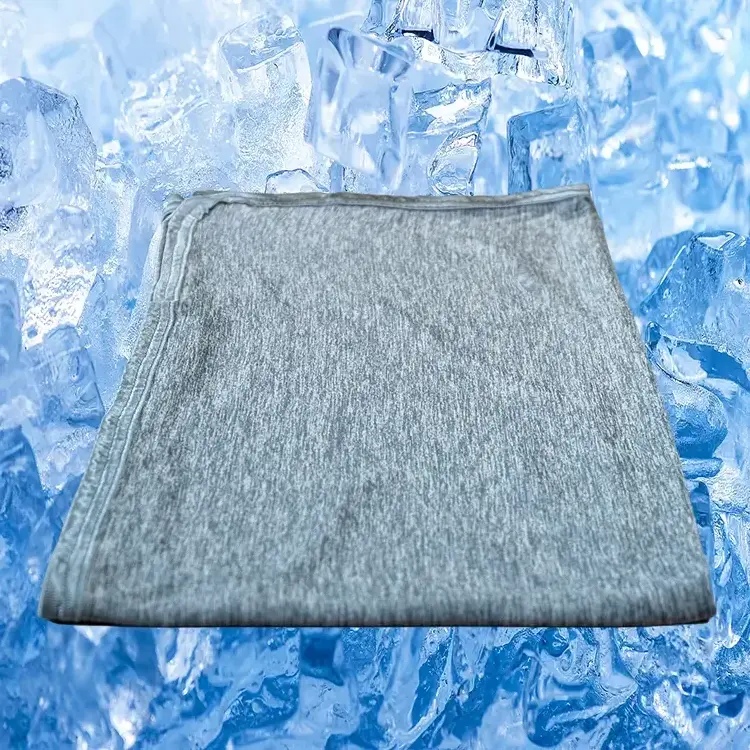 Breathable Soft Ice Blanket Machine Washable Arc Chill Cooling Blanket for Hot Sleepers