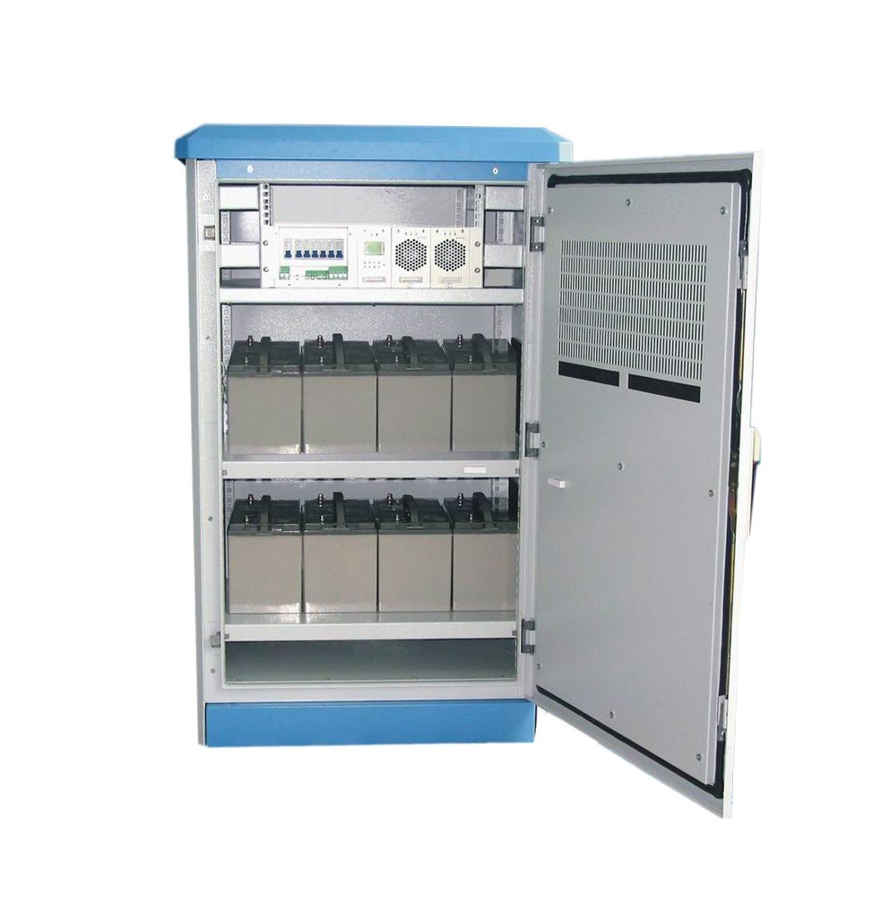 W-TEL Cooling Air Conditioner Panel Lock Operated Rack Enclosure Ip65 Outdoor Inverter Solar Battery Cabinet