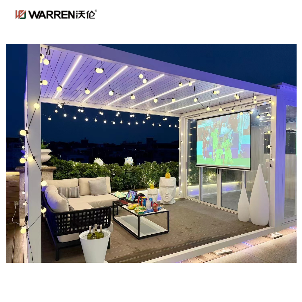 Warren 8x8 Pergola Gazebo Outdoor Garden With Waterproof Roof A Pergola Opens And Disappears