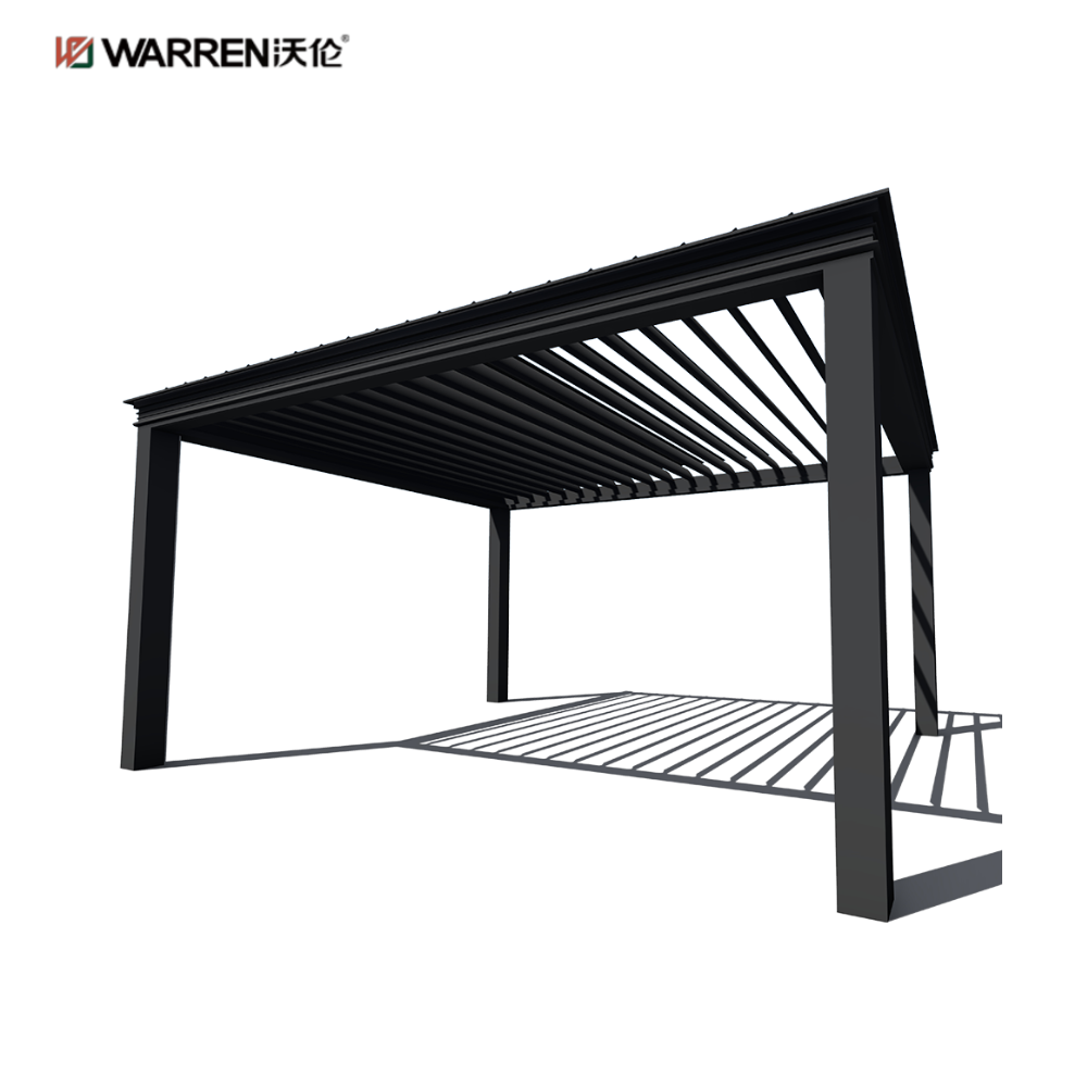 Warren 12x16 Pergola with A Canopy Aluminum Roof Pergola Gazebo