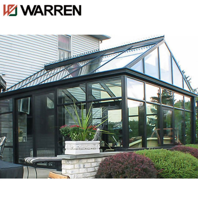 Warren 12ft x 16ft Motorized Aluminum Pergola Gazebo Glass Balcony Sunroom