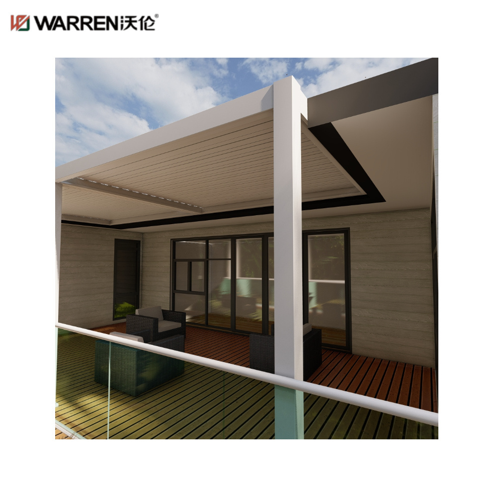 Warren 12 x 16 Gazebo with Aluminum Alloy Outdoor Shades for Pergola