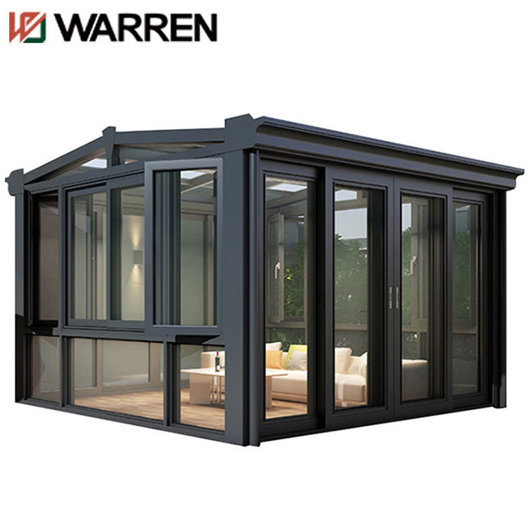 Warren winter garden free standing solarium sunroom glass houses aluminum exterior sunroom