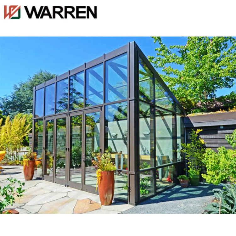 Warren winter garden free standing solarium sunroom glass houses aluminum exterior sunroom