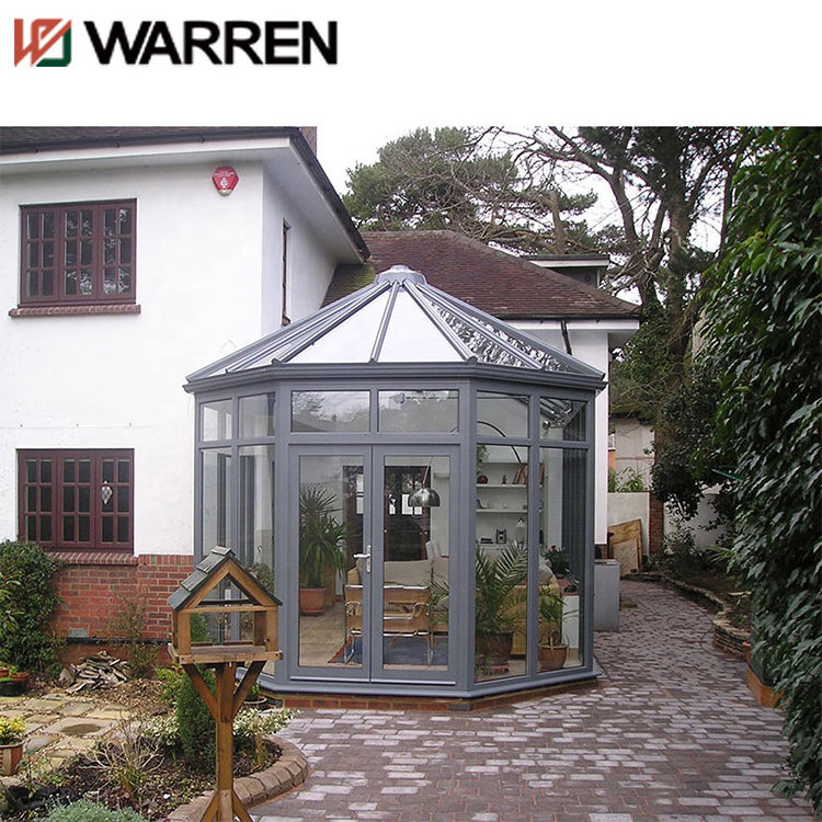 Warren winter garden free standing solarium sunroom glass houses aluminum exterior sunroom