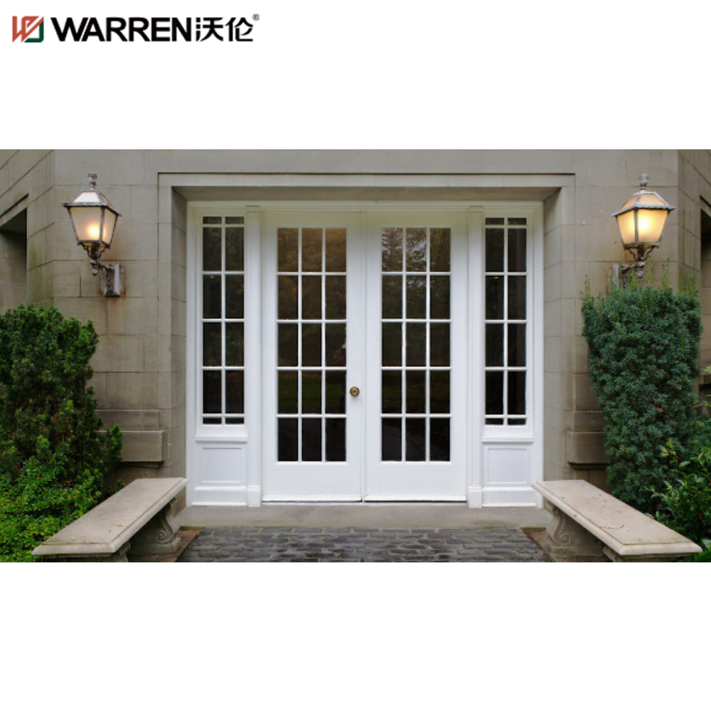 Warren 32x72 Exterior Door French 18 Inch Prehung Interior Door Exterior Metal Louvered Doors