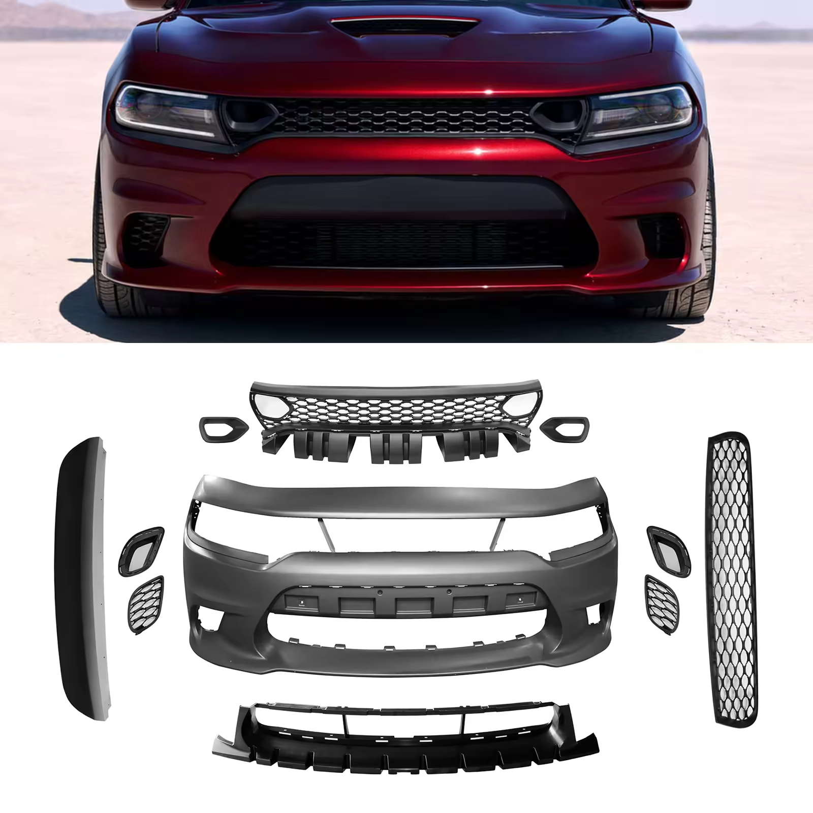 WA-AE-082 Front bumper for Dodge Charger SRT 2015-2019