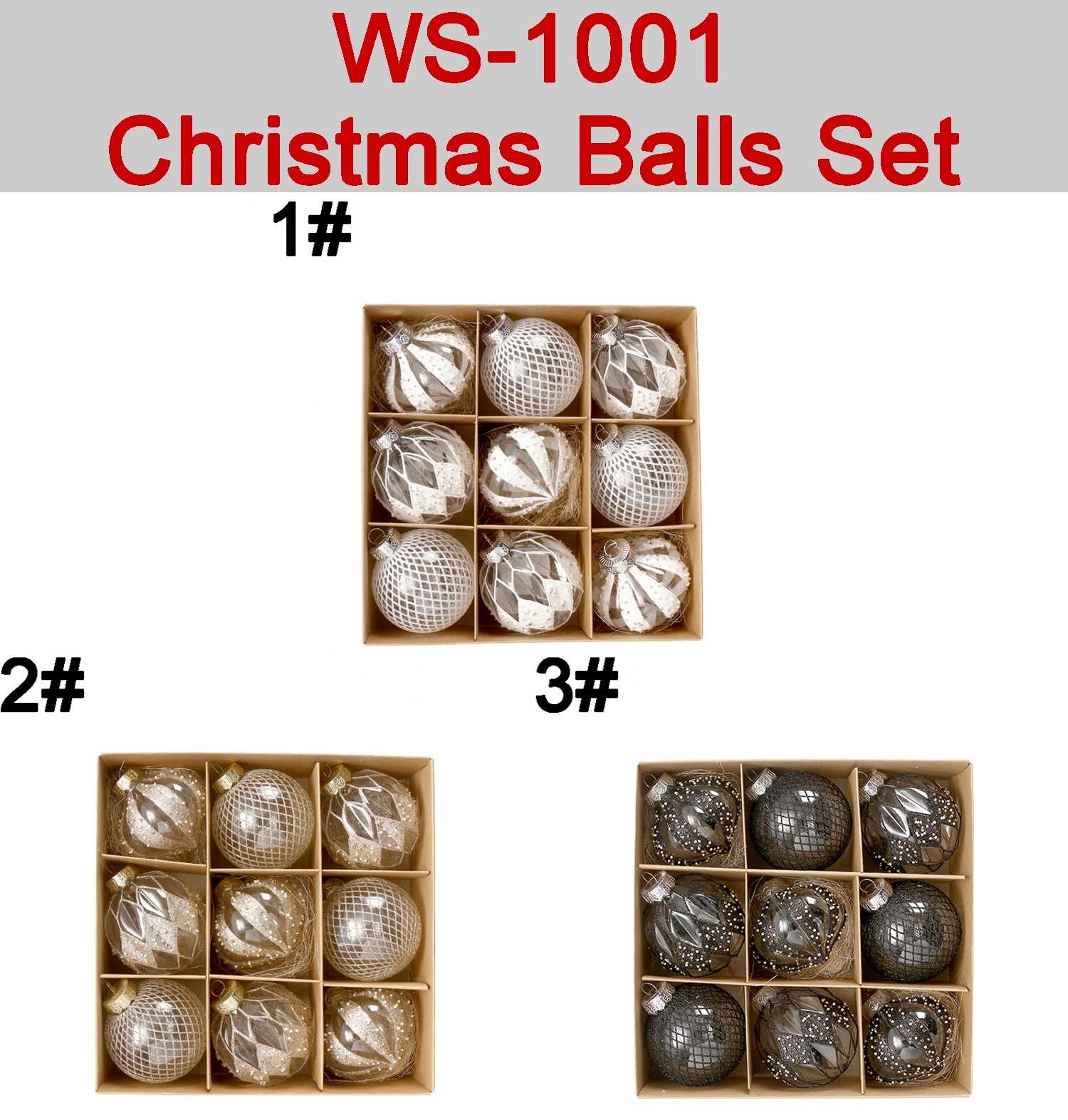 Christmas Tree Ornaments Balls for The House Christmas Decoration Supplies Christmas Bulbs Ornaments for Xmas Tree Ornaments