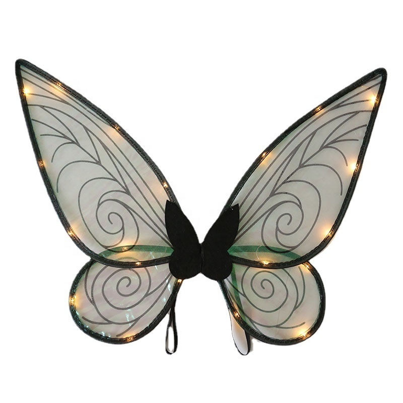 Led Angel Wings Light Up Fairy Wings for Kids LED Butterfly Wings for Girls Women Halloween Costume Dress Up Gifts for Kids