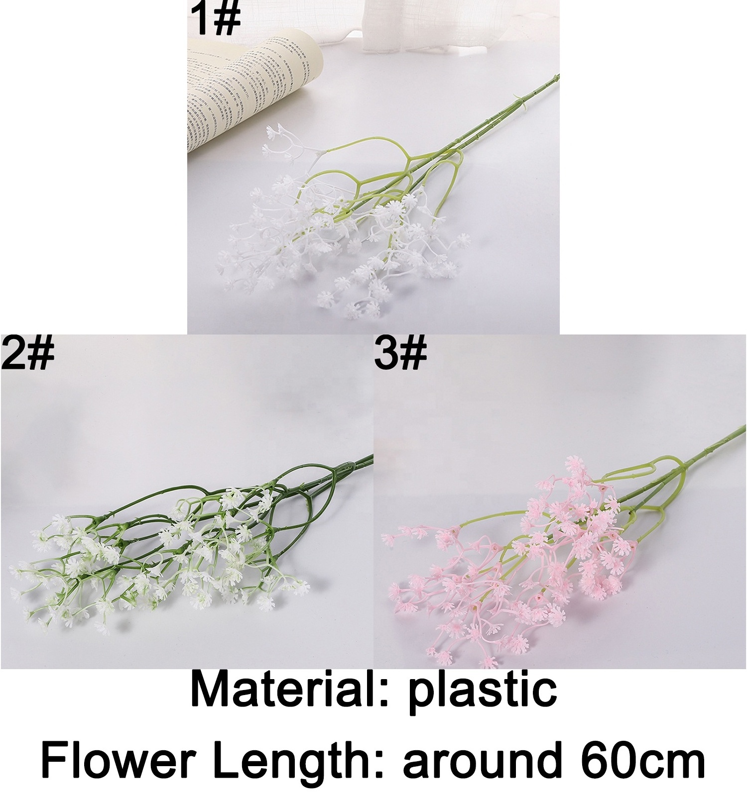 Baby Breath Flower Artificial Baby Breath Flowers Artificial Baby Breath Flowers Fake Gypsophila Bouquets for Home Table Decor