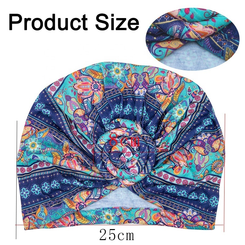 Rich Colors Turbans for Ladies Head Wraps for Women African Ladies Turban Hat Women Twist Knot Pre-Tied Bonnet Turbans Hat