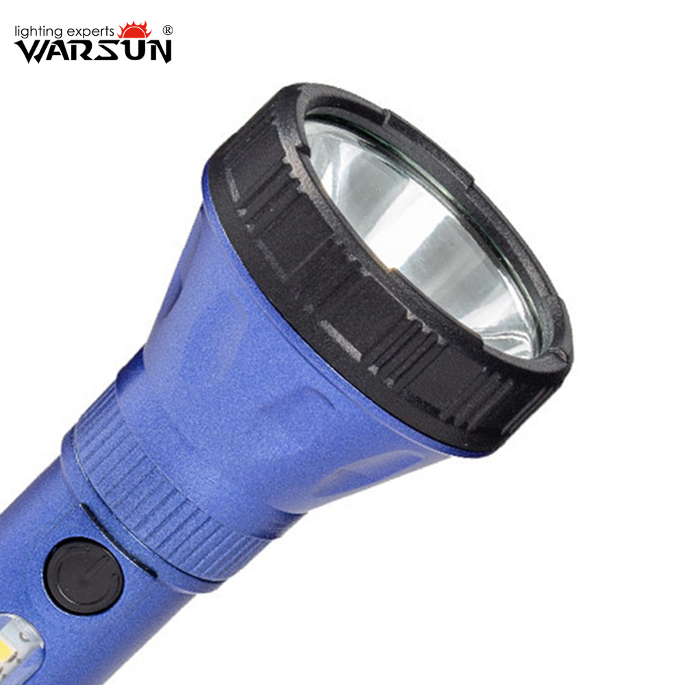 Warsun S46 Large Cup COB Rechargeable Flashlights Torch Light  IPX5 400mAH 180Lm ABS Light Weight Flashlight with Low Price