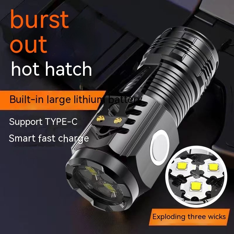 New Hot Sale R300-1 Mini Promotion Gift Cheap Aluminum Pocket clip 1200Lm Super Bright flashlight 2000mAH rechargeable torch led