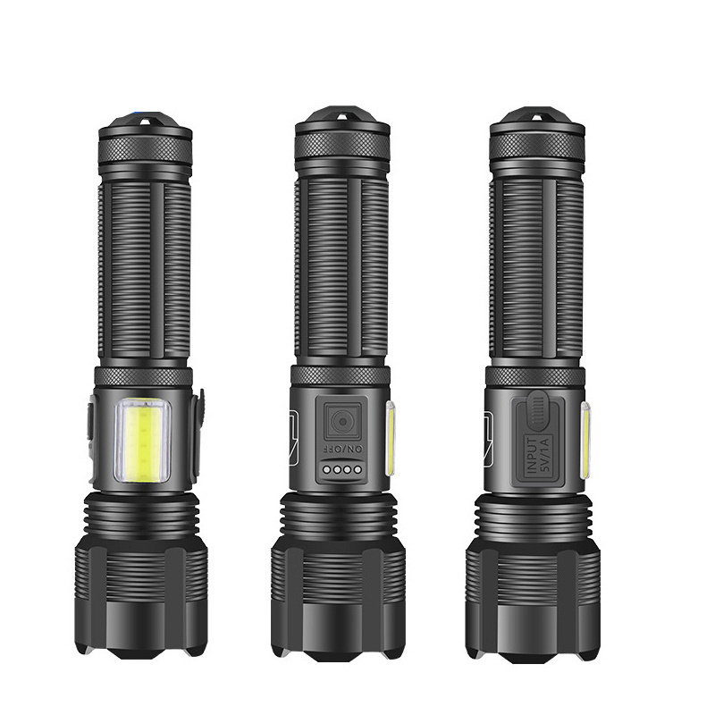 WARSUN Outdoor DM122 IPX5 1000Lm Super Bright multifunctional Powerful Torch led Pocket Waterproof led Zoomable Flashlight