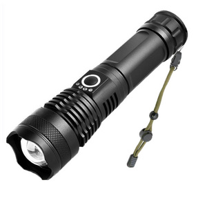 Warsun DM071 Outdoor 800Lm IPX5 Aluminum Warning Zoom COB Torch light hunting rechargeable Type C LED Zoom flashlight