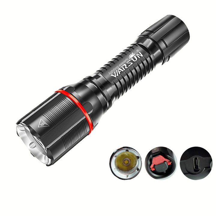 Warsun A500 Multifunction 1200 lumen Tactical High Powerful Professional tactical P70 Long Range Led Torch Light Flashlight