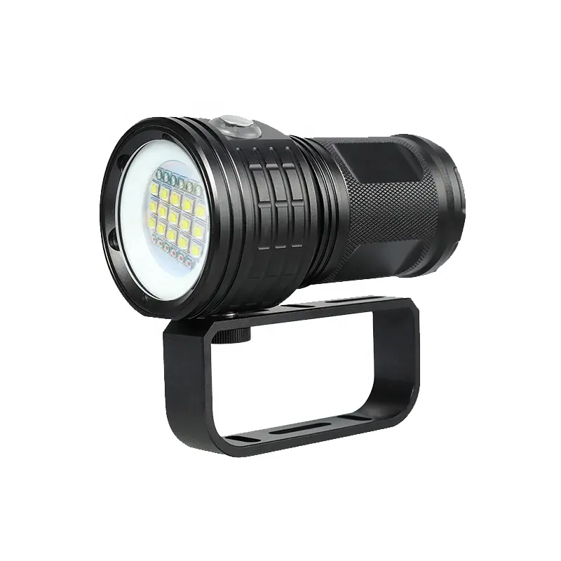 Warsun Outdoor IP68 9000Lm Torch Light 8000mAh Endurance 40 Hour Aluminium Alloy Diving Led Flashlight