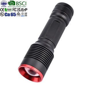 WARSUN Outdoor P55 800Lm IPX5 Camping Bright Torch Ultra Flashlight Tactical Torch Zoomable USB Rechargeable Flashlight