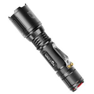 WARSUN A300 6063 Aluminium alloy Portable Tactical Flashlight 5000 Lumen IP45 Convex mirror Zoom Removable Battery Flashlight