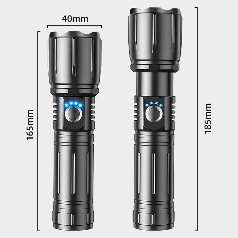 Warsun Z29 Outdoor 800Lm IP55 Aluminium Alloy Zoom Torch High Mode Fixed Focus LED Rechargeable Flashlight For Camping