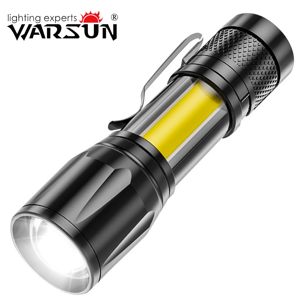 Warsun 511 RTS 1000 Lumen 6061 Aluminium alloy IPX4 Portable small portable Torch Lamp Light Carry clip Rechargeable flashlight