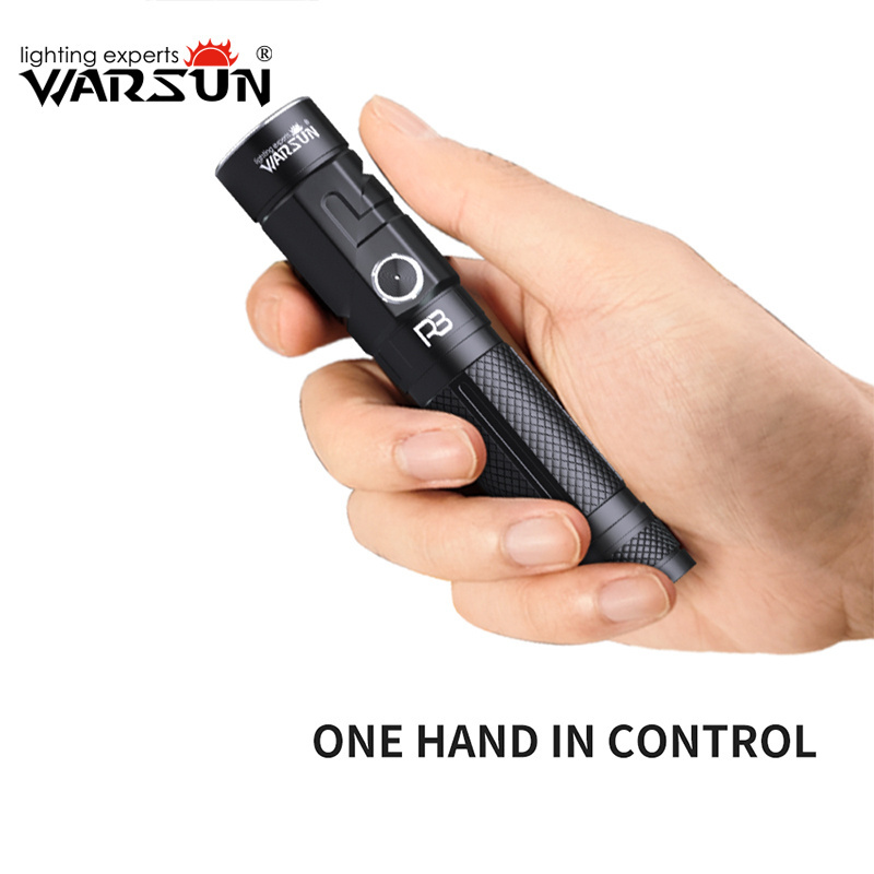 Warsun R3 RTS Multi-purpose tool Magnetic Head rotation 90 degree Mini Led IP45 Torch 1000lumen Rechargeable Tool Flashlight