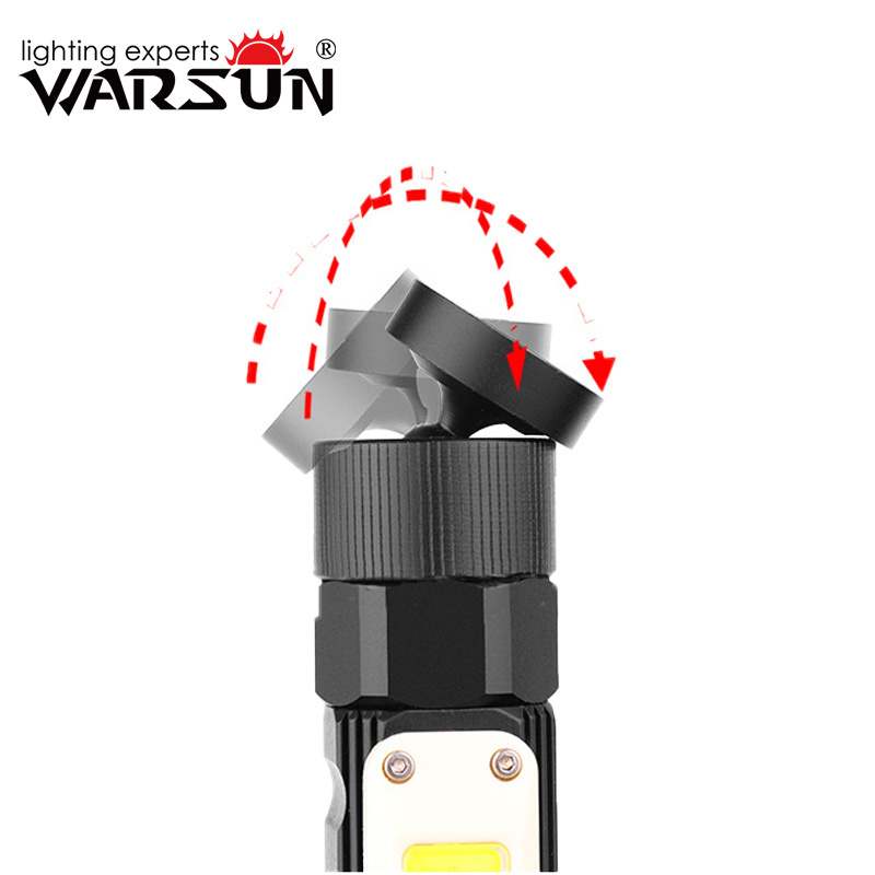 Warsun SQ01Outdoor IP44 2000mAh Battery 1100Lm detachable Multifunctional EDC Magnetic Suction Tool Light Led Flashlight