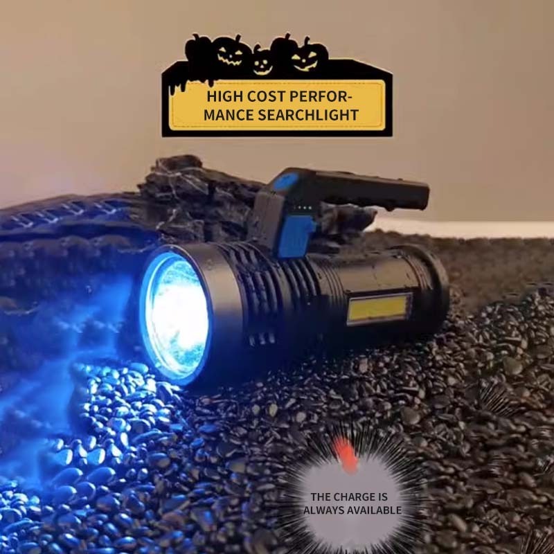 Warsun X501 500 Lumen Best Price 4 Modes COB Camping Searchlight Waterproof Handheld Plastic Portable Searchlight