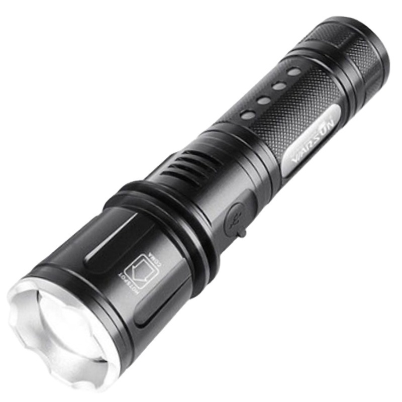 WARSUN XD70 Multifunction Outdoor Emergency P70 4500mAh Rechargeable 800lumen Zoom Type Long Shot Glaring Led Flashlight