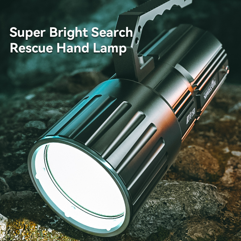 WARSUN JG150 6063 Aluminium alloy 50000 Lm  Long-lasting Strong Torch IP65 TYPE-C Search & Rescue Light cup 5V 2A  Flashlight