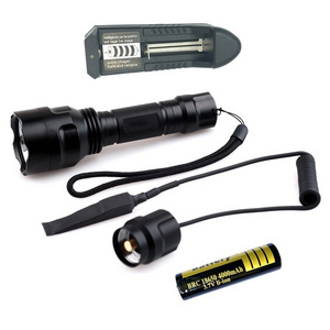 Warsun C8 Warning Rechargeable UV 850nm Dry Battery Torch Waterproof Portable Aluminium Outdoor Flashlight