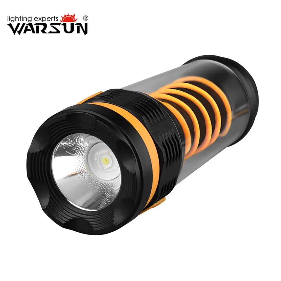 Warsun X629 Hanging 300lm IP45 LED filament Flashlight Removable bottom bracket waterproof hook outdoor Camping lantern light