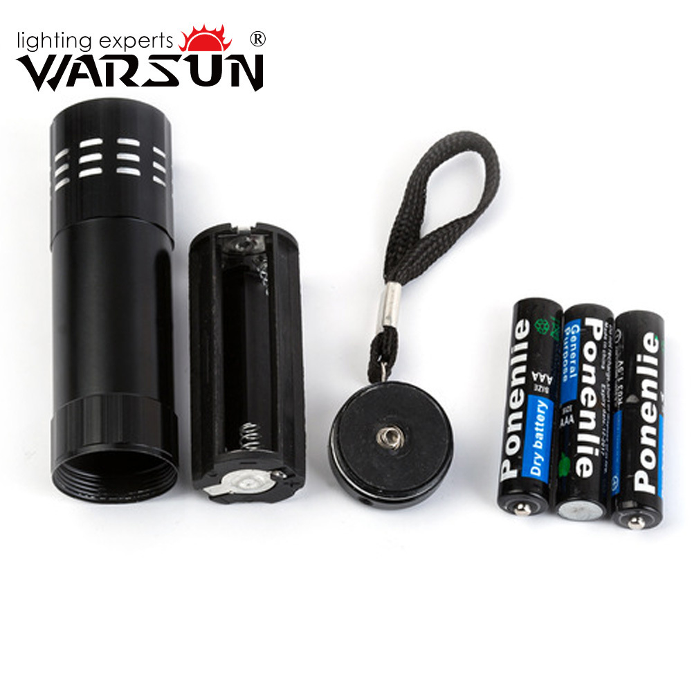 Warsun XJD Multifunctional high lumen 200Lm IP44 waterproof mini portable torch AAA Battery Key chain aluminum Flashlight