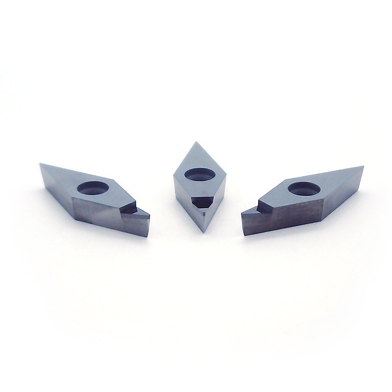 High Gloss Cnc Diamond Cbn Insert Vbgw Vbmt Vbgt Pcd Turning Inserts For Aluminum Brass