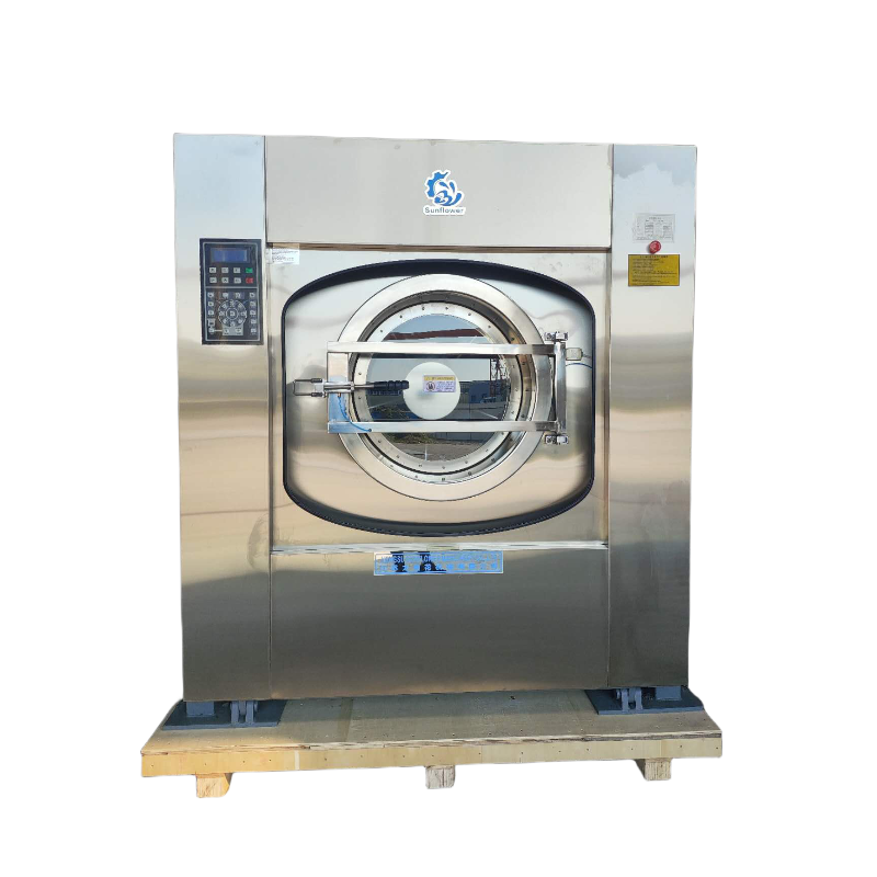 Stainless Steel Drum Tilting Laundry Washing Equipment Commercial Hotel Linen Washer Extractor