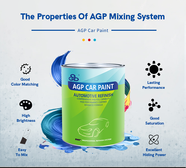 AGP Acrylic Spray Paint Top Sales Fast Drying Hardener Spray Paint Good Application Car Paint