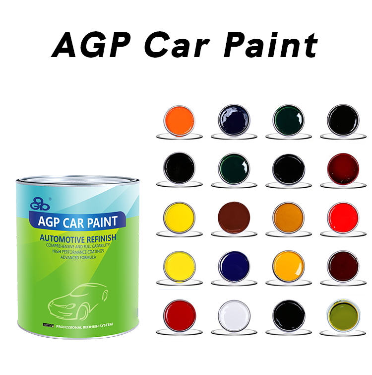 Colores Modernos De Pintura Automotriz 1K Bright Red Basecoat Paint Car Brightful Auto Refinish Paint