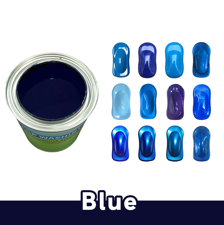 Super Shining Beautiful Color Metallic Blue Car Paint Colors Paint Mixing System Automotive Refinish