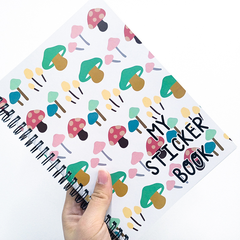 custom design printed release paper Multi-Themed Reusable planner sticker book