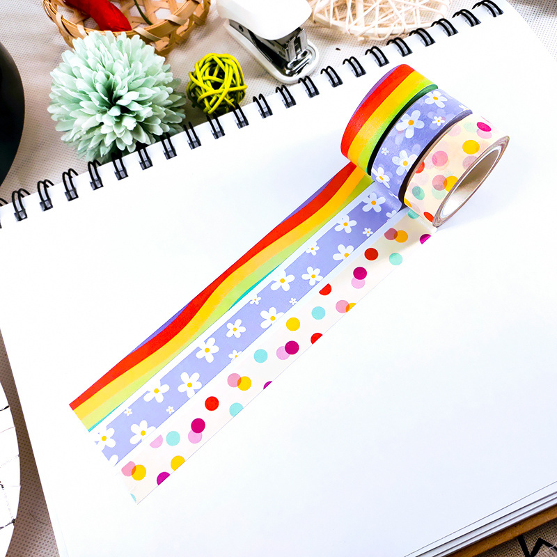 Waterproof OEM custom printed washi tape wholesale washi paper tape