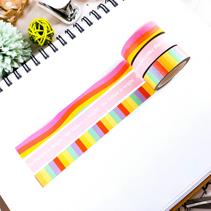 Waterproof OEM custom printed washi tape wholesale washi paper tape